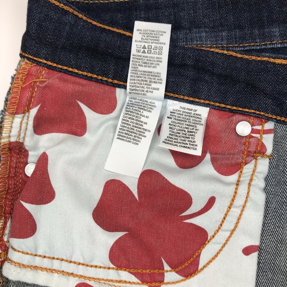 Lucky Brand High-Rise Raw Hem Jean Shorts - 27 - Picture 13 of 17